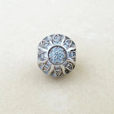 DIY Yin-Yang Sun Star Charm Beads, 925 Sterling Silver Gift