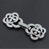 DIY Beadwork Jewelry Findings Supplies - Silver Fastener Closure Clasps