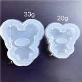 DIY Bear Epoxy Resin Mold Jewelry Tools Shaker Mold