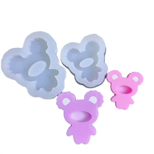 DIY Bear Epoxy Resin Mold Jewelry Tools Shaker Mold