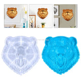 Bear Head Wall Decor Silicone Mold for DIY Craft