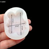 DIY Bear Rabbit Epoxy Resin Mold Shaker Mold Silicone Jewelry Tools