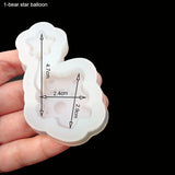 DIY Bear Rabbit Epoxy Resin Mold Shaker Mold Silicone Jewelry Tools