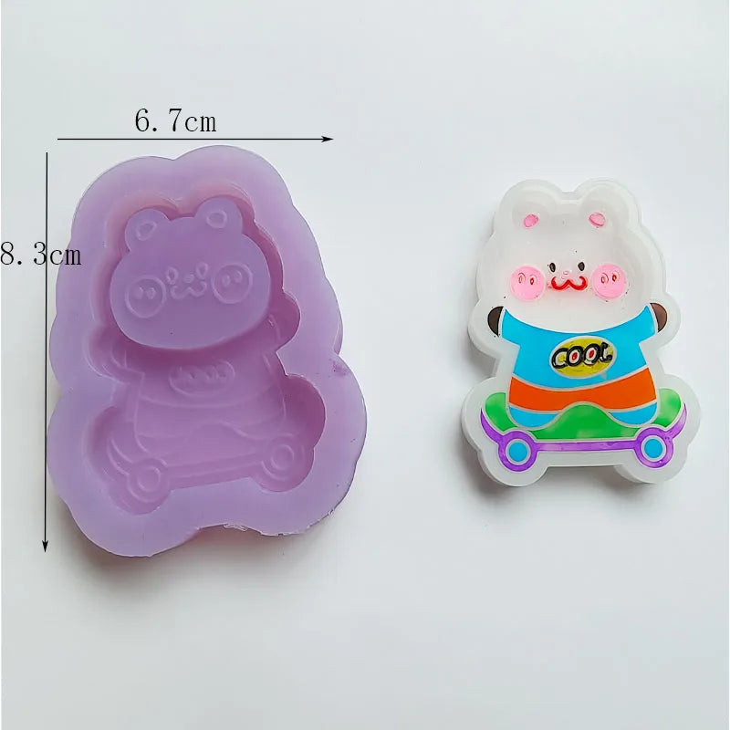 Silicone Epoxy Resin Mold Shaker Molds Jewelry Tool