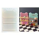 Bear Shape Shelf Crystal Epoxy Resin Mold Jewelry Holder Storage Rack