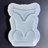 Quicksand Silicone Epoxy Mold for Bikini Ornament Keychain Pendant