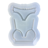 Quicksand Silicone Epoxy Mold for Bikini Ornament Keychain Pendant