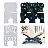DIY Book Stand Epoxy Resin Mold Folding Bible Bookshelf Silicone Mould