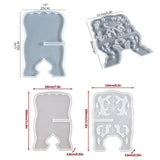 DIY Book Stand Epoxy Resin Mold Folding Bible Bookshelf Silicone Mould