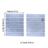 12 Constellation Bookmark Resin Mold DIY