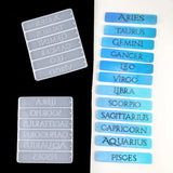 12 Constellation Bookmark Resin Mold DIY