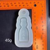 Bottle Shape Ornament Silicone Epoxy Mold for Valentines Gift