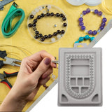DIY Bracelet Bead Board Art Crafts Organizer Tray Jewelry Making Tool