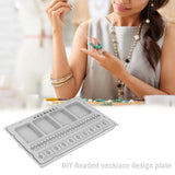 DIY Bracelet Bead Board Art Crafts Organizer Tray Jewelry Making Tool
