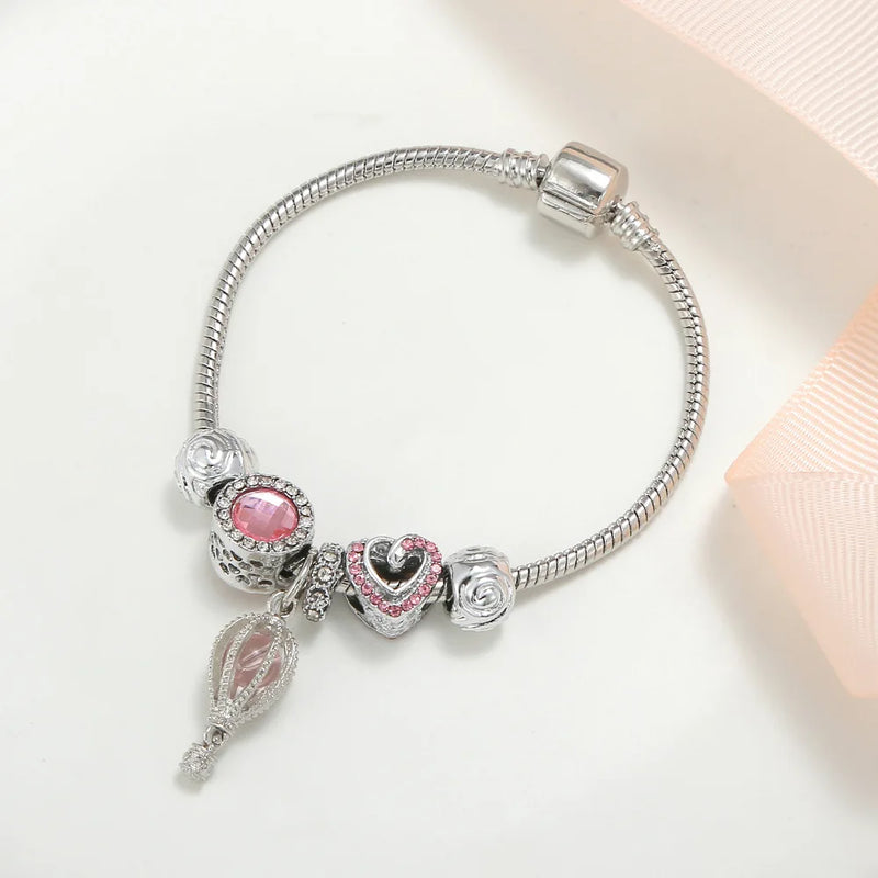 Dragonfly Rainbow Beaded Bracelet Jewelry