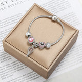 Dragonfly Rainbow Beaded Bracelet Jewelry