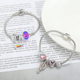 Dragonfly Rainbow Beaded Bracelet Jewelry