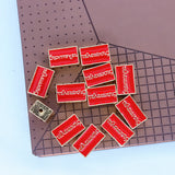 DIY Beaded Red Enamel Greek Letters Bracelet Alpha Psi Ch