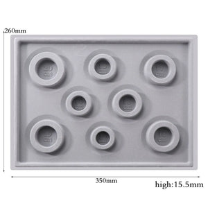 DIY Bracelet Necklace Beaded Jewelry Flocking Bead Board Making Storage Box