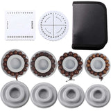 DIY Bracelet Necklace Beaded Jewelry Flocking Bead Board Making Storage Box