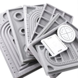 Gray Flocking Bead Board for DIY Bracelet Necklace Beaded Jewelry