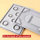 Gray Flocking Bead Board for DIY Bracelet Necklace Beaded Jewelry