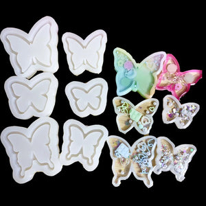 Butterfly Epoxy Resin Mold Silicone Shaker Mold Jewelry Tools