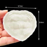 DIY Butterfly Heart Shaker Mold Silicone Epoxy Resin Jewelry Tool