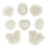 DIY Butterfly Heart Shaker Mold Silicone Epoxy Resin Jewelry Tool