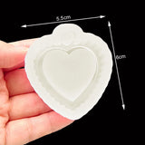 DIY Butterfly Heart Shaker Mold Silicone Epoxy Resin Jewelry Tool