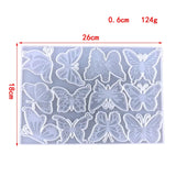 DIY Butterfly Keychain Epoxy Mould Backpack Decorative Jewelry Making Resin Mold