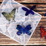 DIY Butterfly Silicone Mold Pendant Earring Mould Jewelry Tools