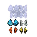 Butterfly Wing Resin Mold for Earrings Pendant Key Decoration