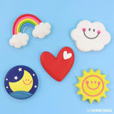 Rainbow Silicone Car Air Outlet Perfume Air Freshener Mold
