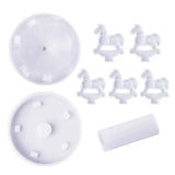 DIY Carousel Swing Epoxy Resin Mold Mirror Ornament Jewelry Pendant Silicone Mol