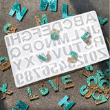 DIY Reversed Letter Jewelry Casting Mold for Making Craft