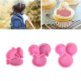 Cat Head Keychain Silicone Epoxy Mold for Valentine Love Gift