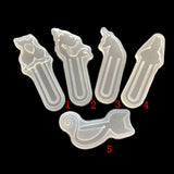 Cat Shape Bookmark Mould Epoxy Resin Casting Silicone Molds