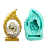 Catholic Holy Family Silicone Mould for Crafts DIY