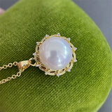 DIY Charm Pendant Base Mount Finding Settings for Pearls Corals Jade Beads