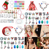 Glass Bead Charm Bracelet Kit with Storage Box