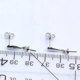 DIY Charm Earrings Mountings Findings Settings for 5-12mm Pearls Beads
