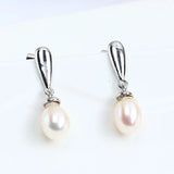 DIY Charm Earrings Mountings Findings Settings for 5-12mm Pearls Beads