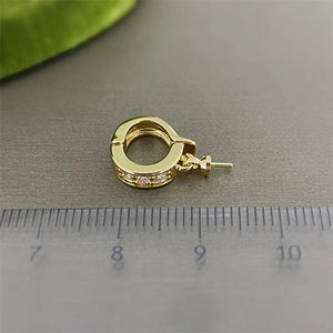 DIY Charm Pendant Base Mount for Pearls Corals Jade Beads