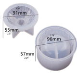 DIY Storage Box Resin Casting Mold with Lid Jewelry Jar Silicone Mold