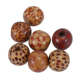 DIY Kids' Beads Kit Big Hole Wooden Beads Dirty Braid Jewelry Accessories