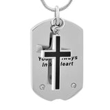 DIY Christ Cross & Square Urn Ash Hold For Pet Dog Cat Ashes Keepsake Urn