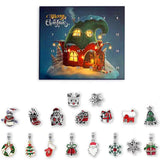 Christmas Advent Calendar Bracelets Set 24 Days Countdown
