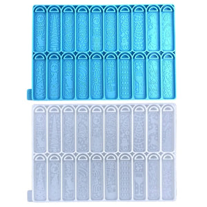 DIY Christmas Bookmarks Collection Keychain Pendant Mould