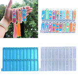 DIY Christmas Bookmarks Collection Keychain Pendant Mould